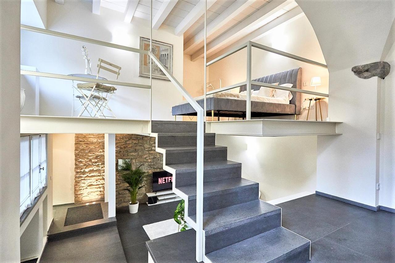 Appartamento Astra-Modern Loft Cathedral View Bergamo Esterno foto